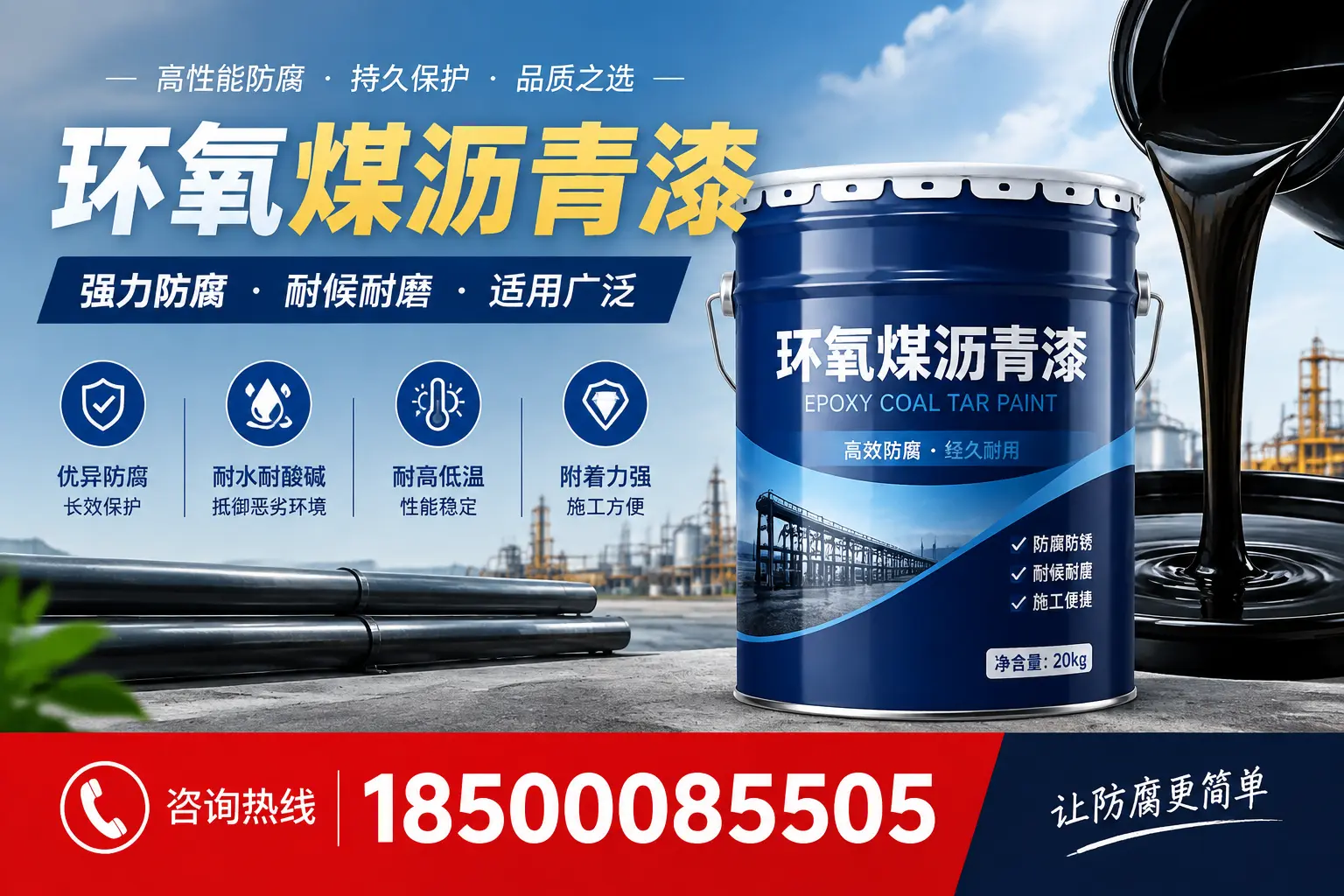 环氧煤沥青漆在不同气候条件下的表现分析，邯山适用性